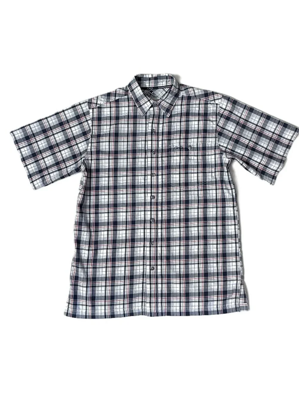 GameGuard Shirt Men Med 100 Cotton Body Ventilated Mesh Vented Back Short Sleeve